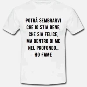 T-shirt ironica